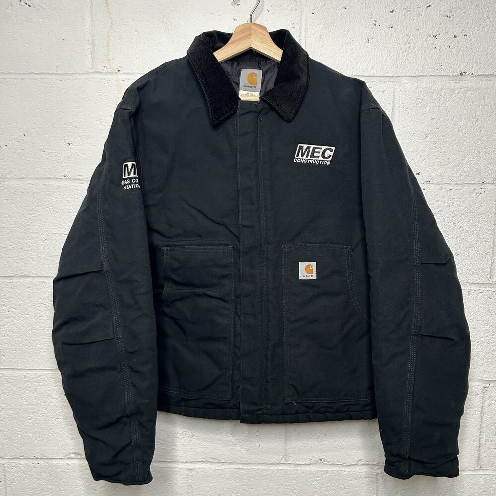Y2K Carhartt Quilted Traditional Artic Jacket “Black” J002